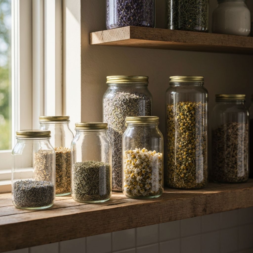 Getrocknete Kräuter